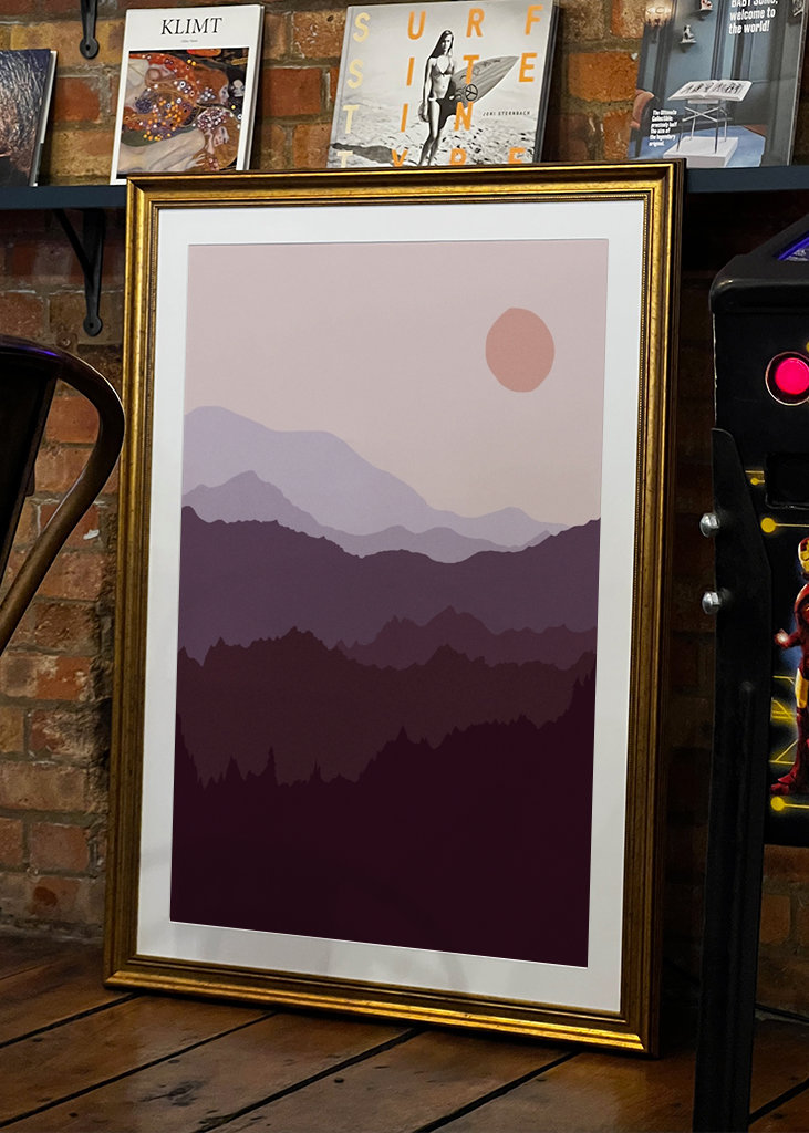 Fjällrand - burgundy