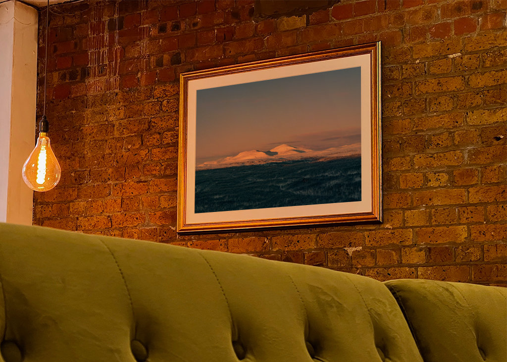 Zachód słońca w górach