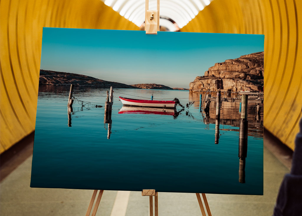 Uklidněte vodu pod lodí