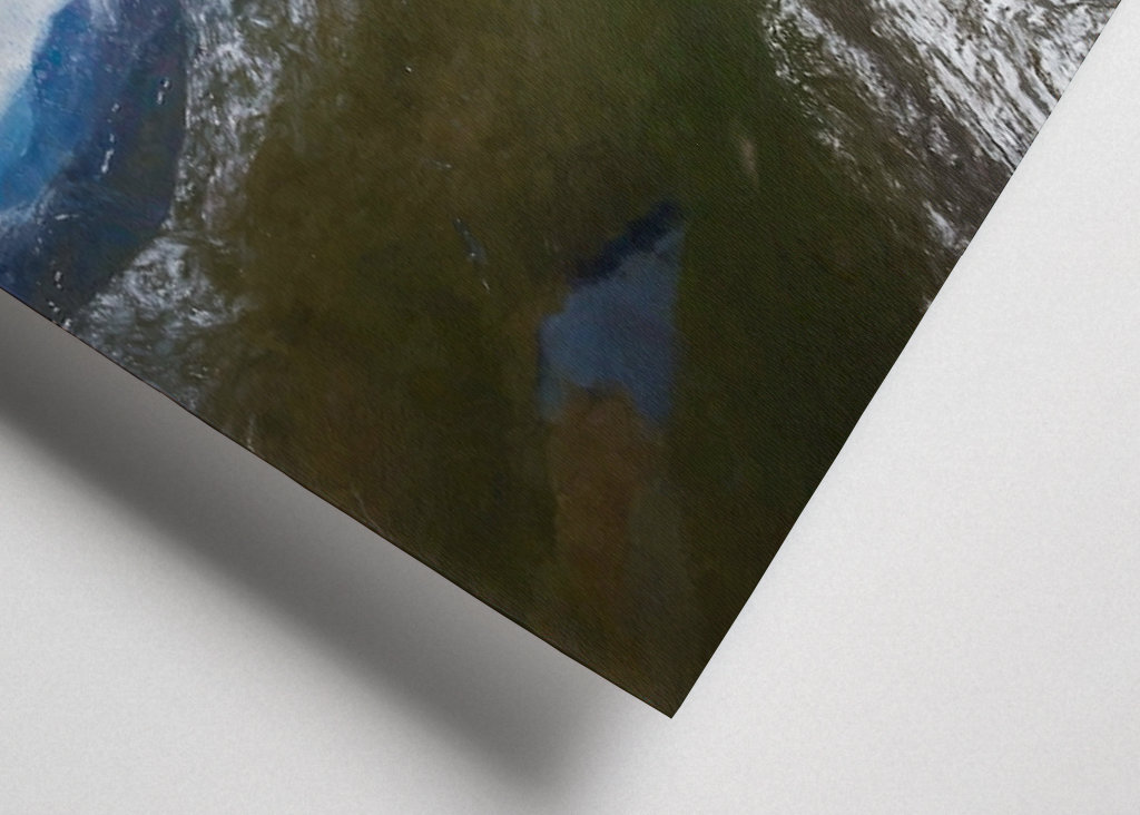 Snö på Segla toppen