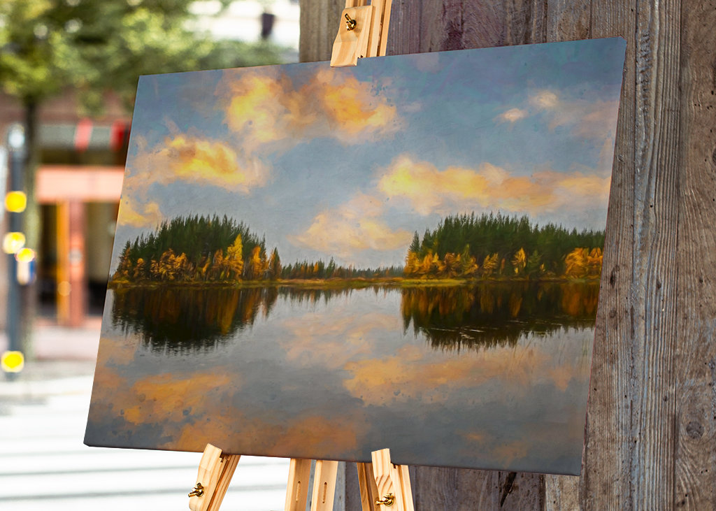 Høstfarge på Svegsjön