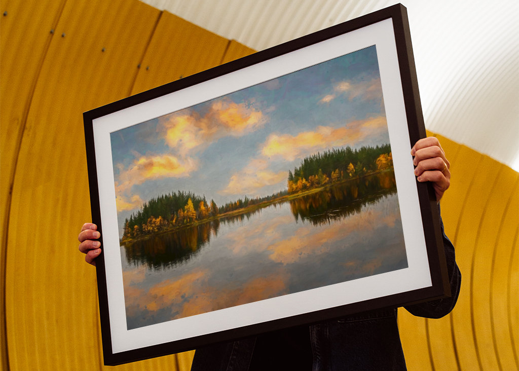 Høstfarge på Svegsjön