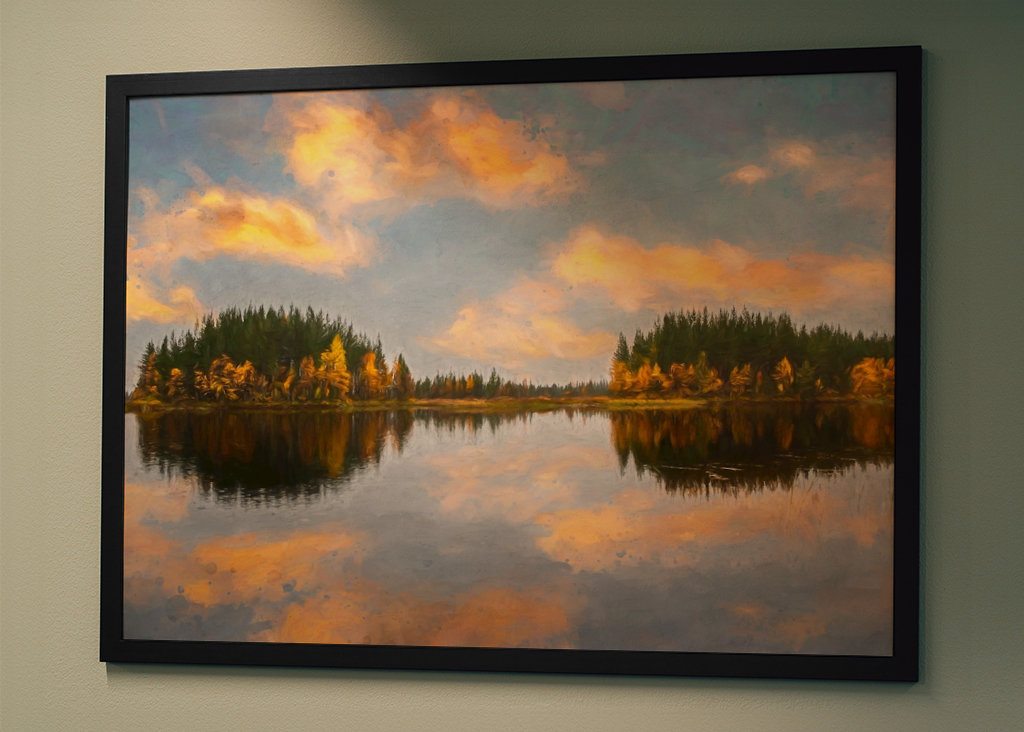 Høstfarge på Svegsjön