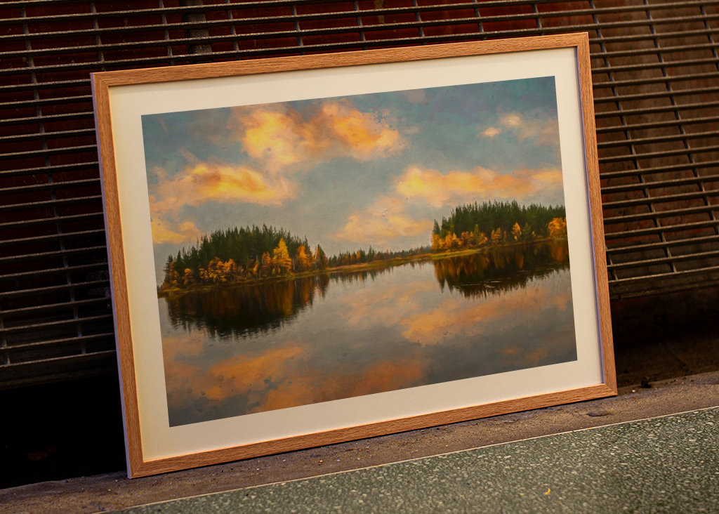 Høstfarge på Svegsjön