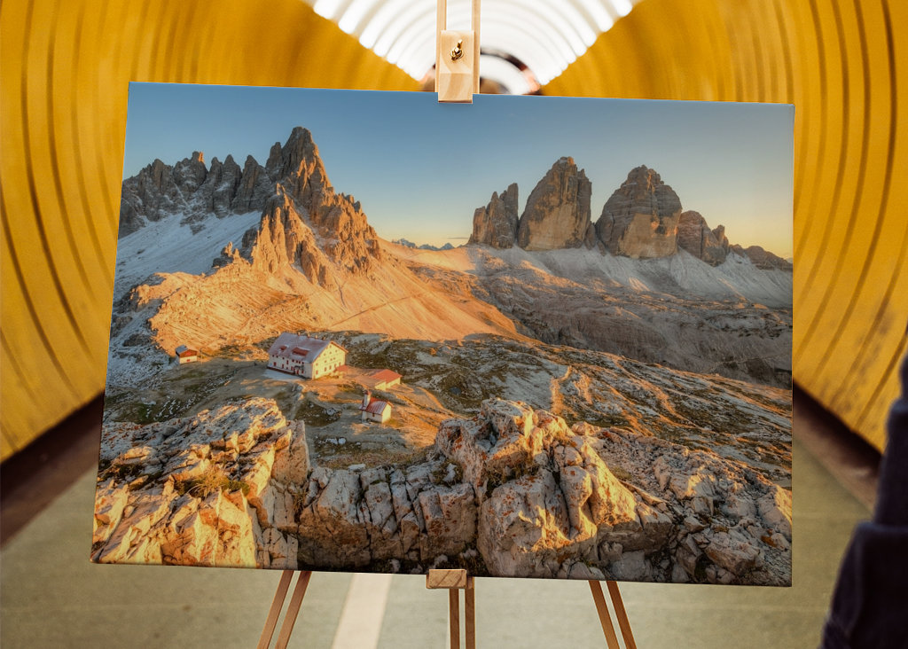 Drie bergtoppen in Zuid-Tirol