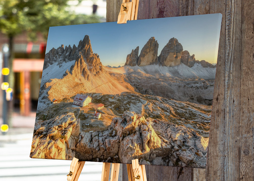 Drie bergtoppen in Zuid-Tirol