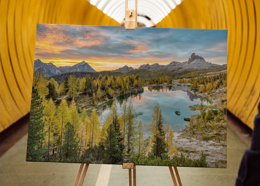 Lago Federa in the Dolomites