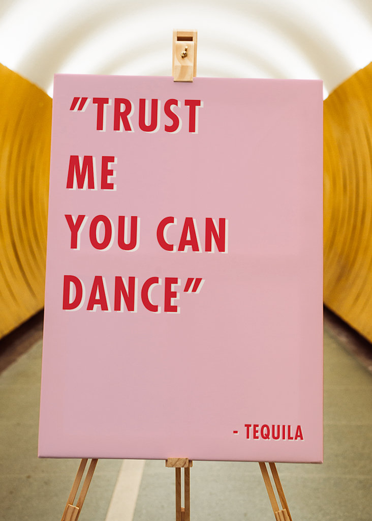 Stol på meg, du kan danse plakat