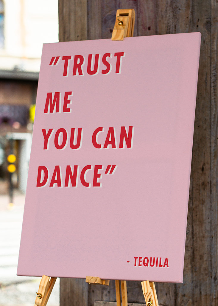 Stol på meg, du kan danse plakat