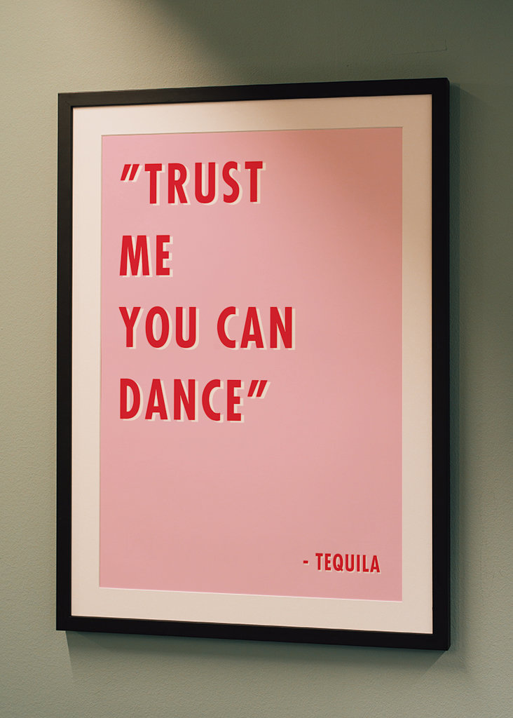 Stol på meg, du kan danse plakat