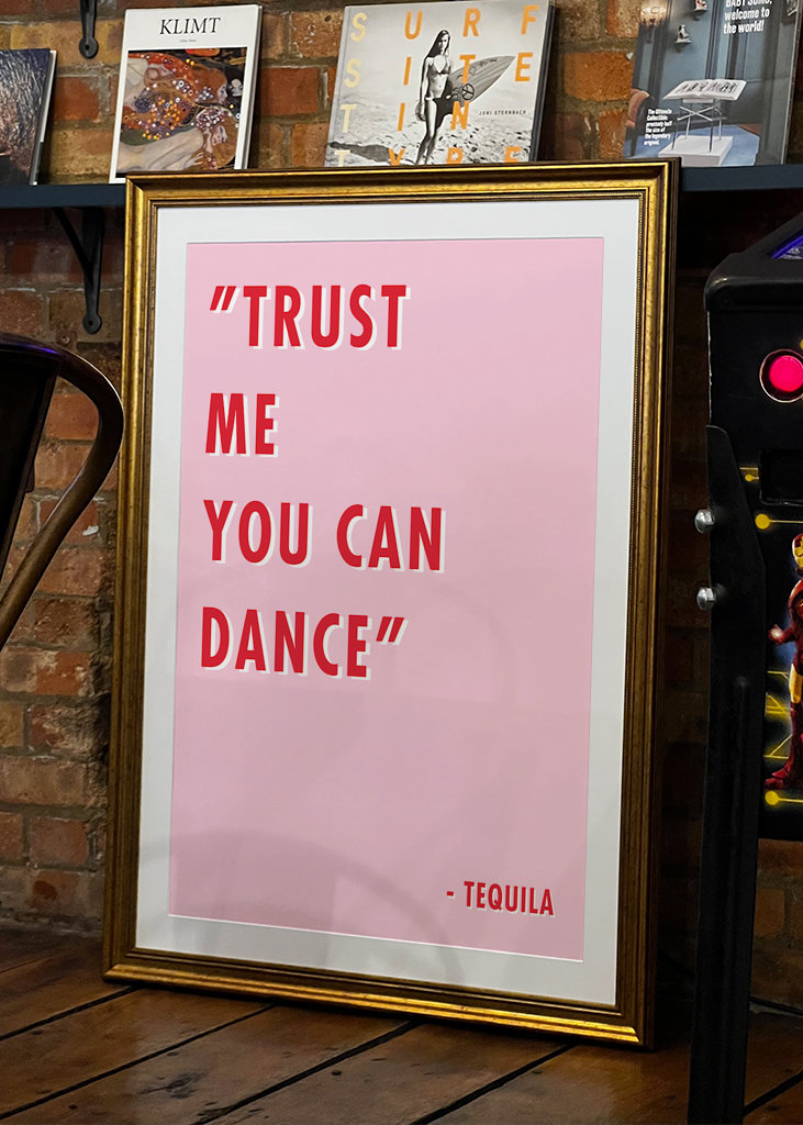 Stol på meg, du kan danse plakat