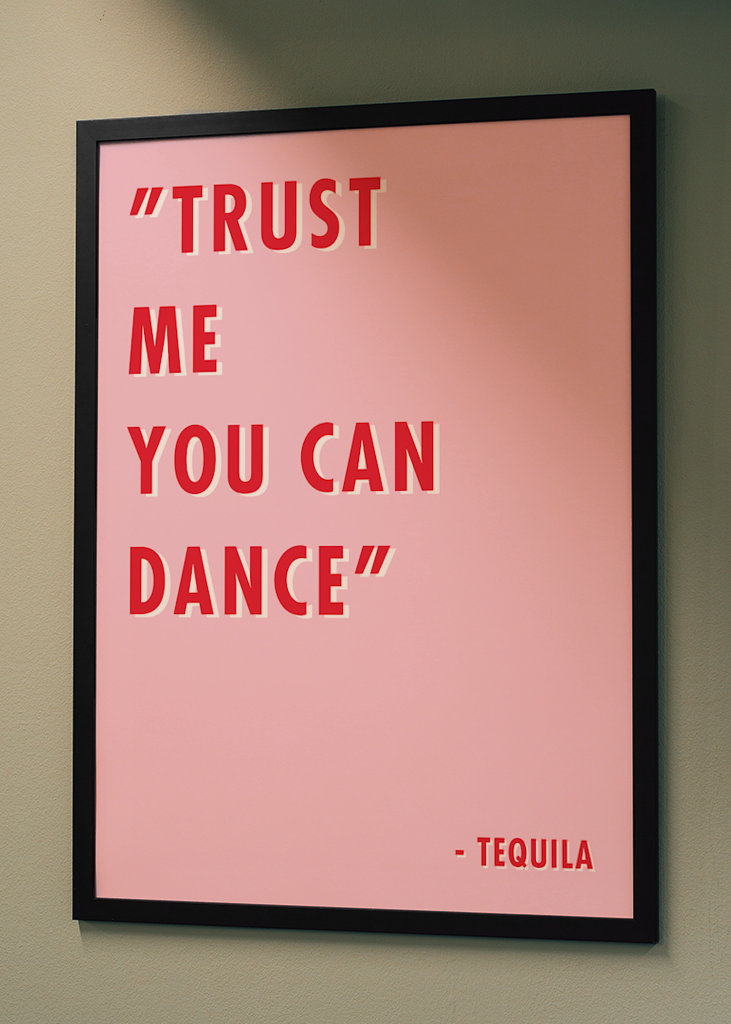 Stol på meg, du kan danse plakat