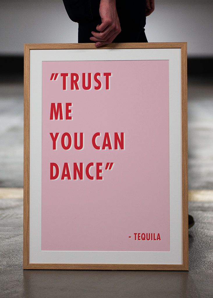 Stol på meg, du kan danse plakat