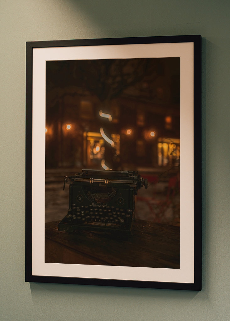 Antike Schreibmaschine