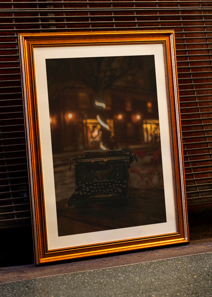 Antike Schreibmaschine