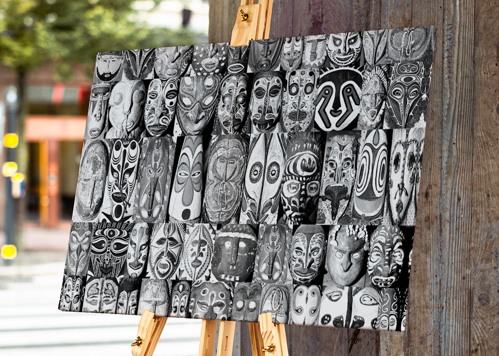 Masken aus Papua-Neuguinea