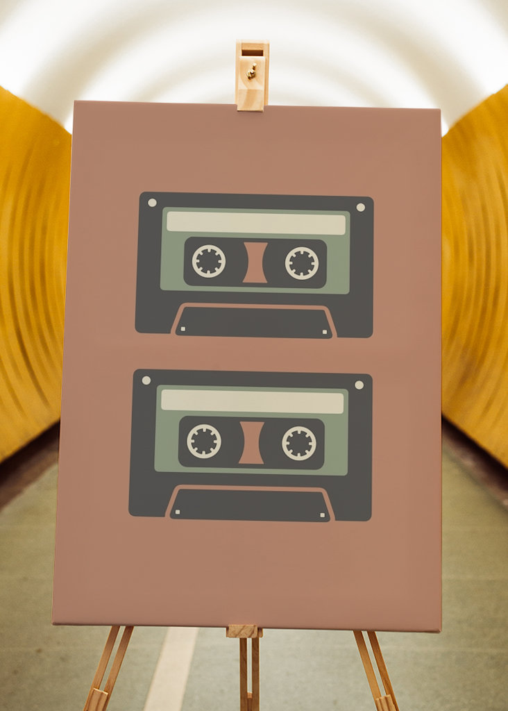 Retro Kasettband Modern - R