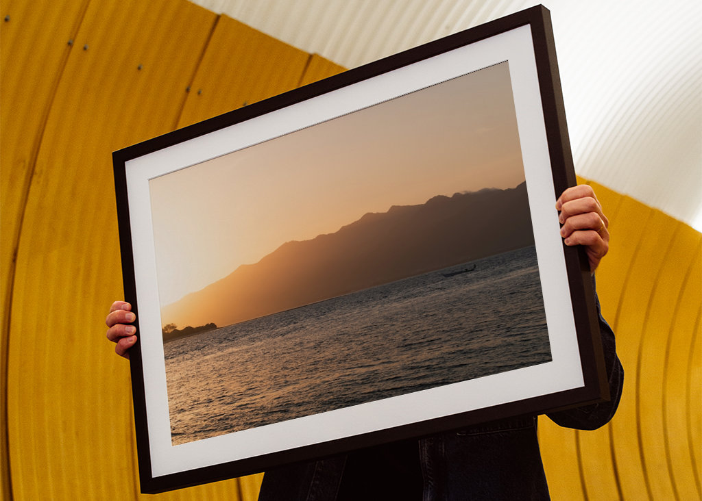 Warm and soft sunrise