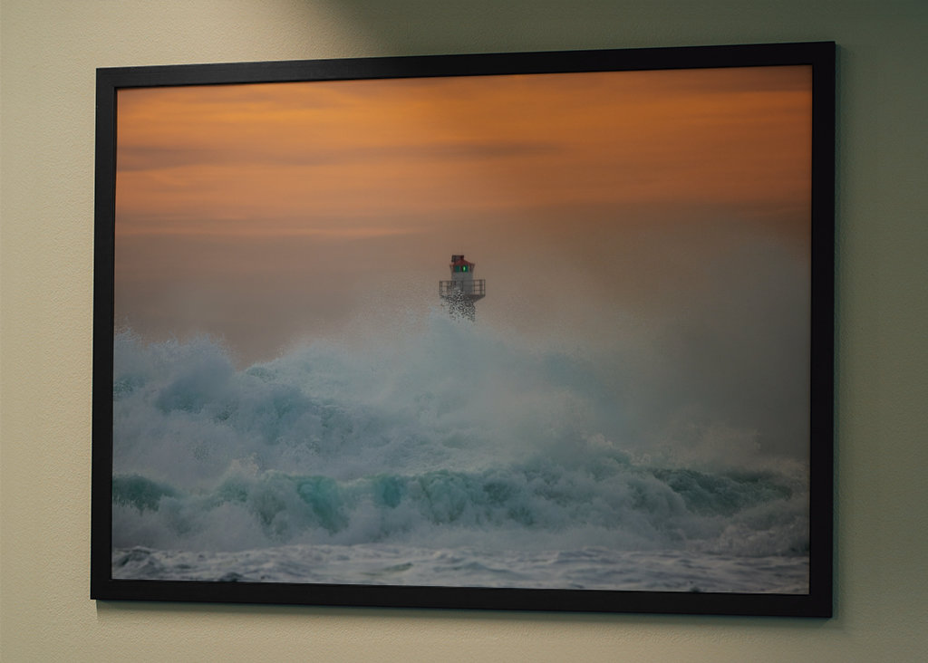 Tempête et vagues sur Bohuslän