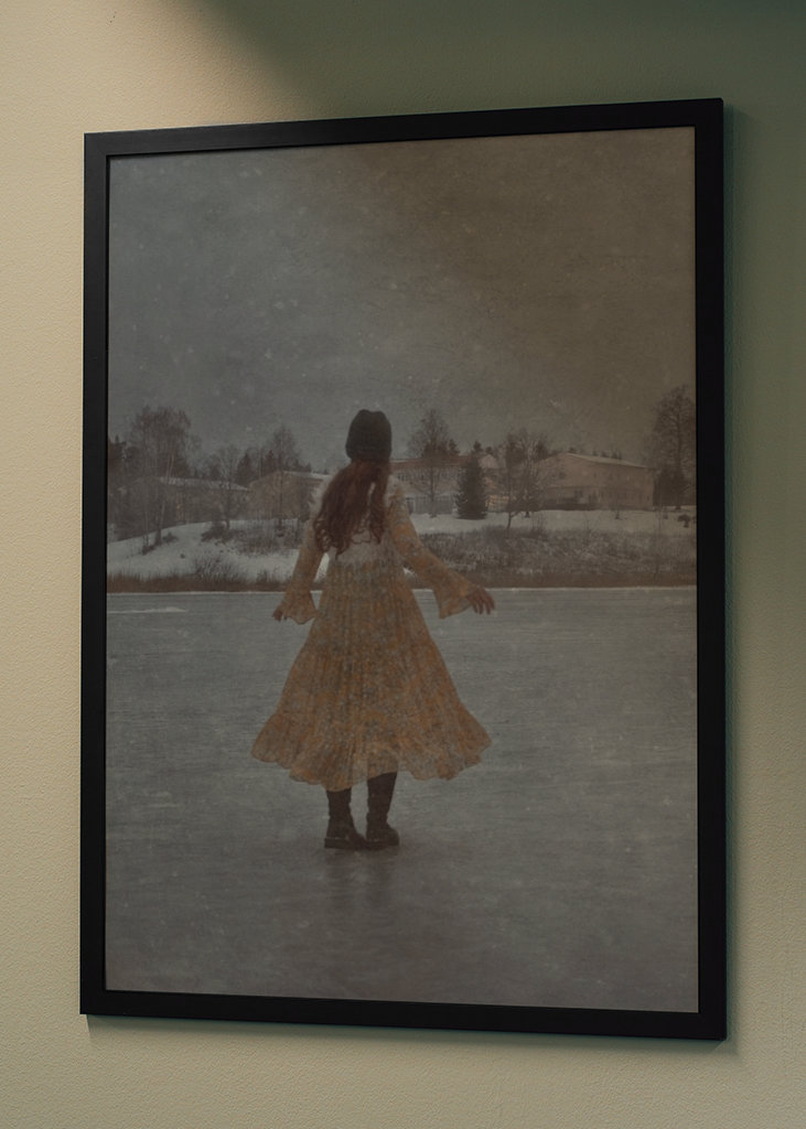 Het meisje in de gele jurk