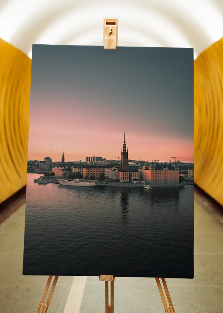 Stockholmský západ slunce