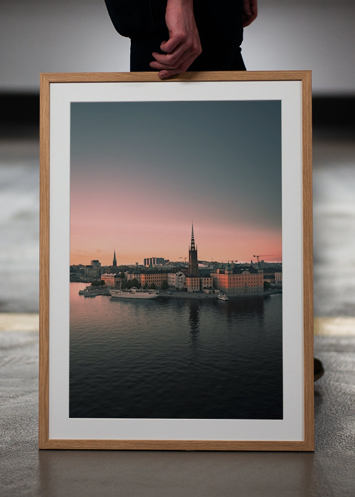 Stockholmský západ slunce