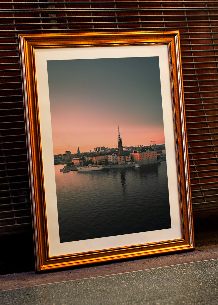 Stockholmský západ slunce