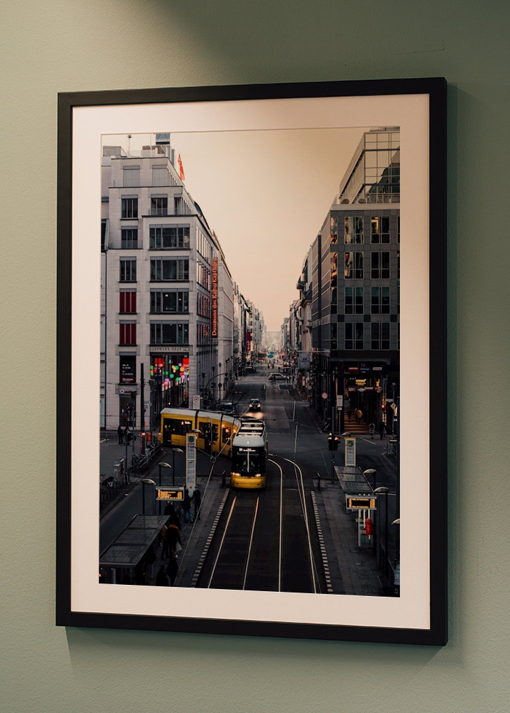 Berlin Friedrichstrasse & sporvogn