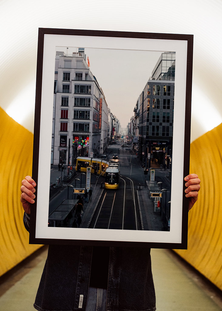 Berlin Friedrichstrasse & sporvogn