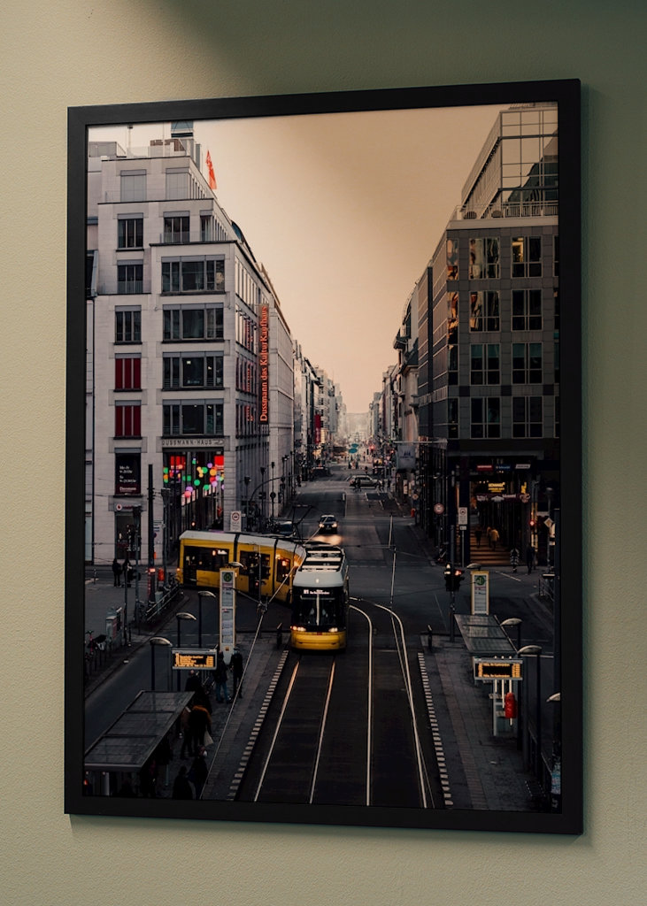 Berlin Friedrichstrasse & sporvogn