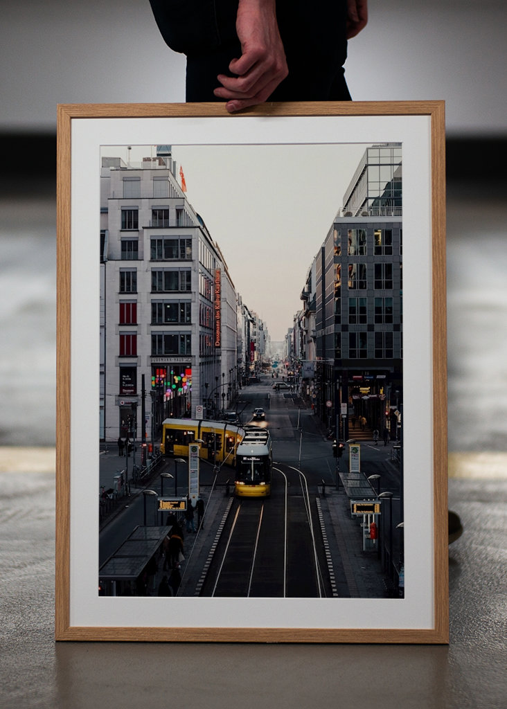 Berlin Friedrichstrasse & sporvogn