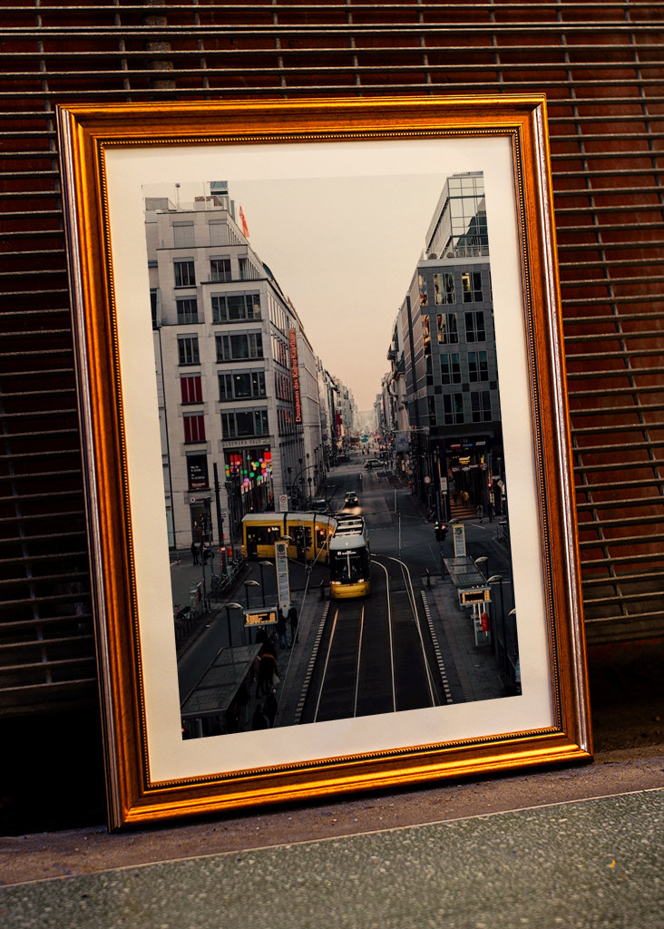 Berlin Friedrichstrasse & sporvogn