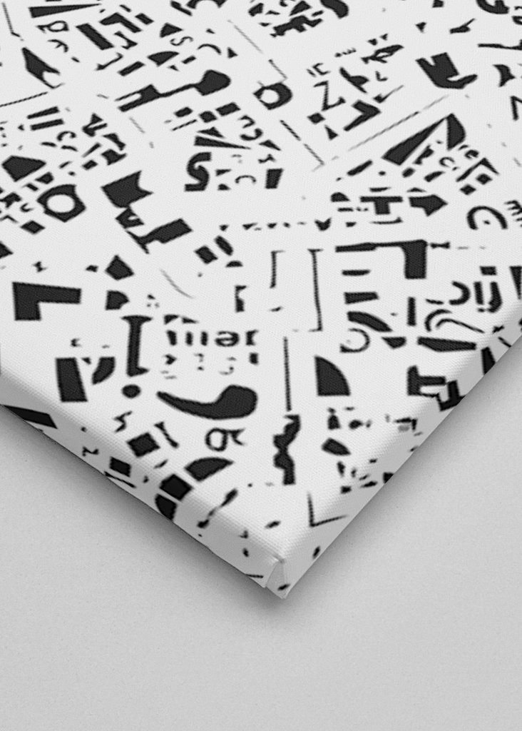 Ausschneiden von Buchstaben