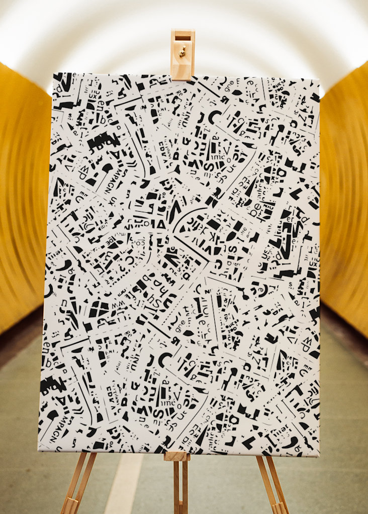 Ausschneiden von Buchstaben