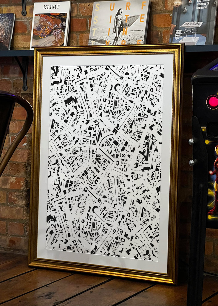 Ausschneiden von Buchstaben