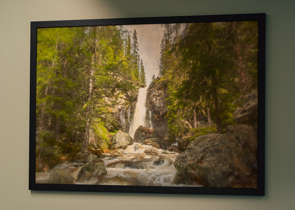 Sångbäcks waterfall