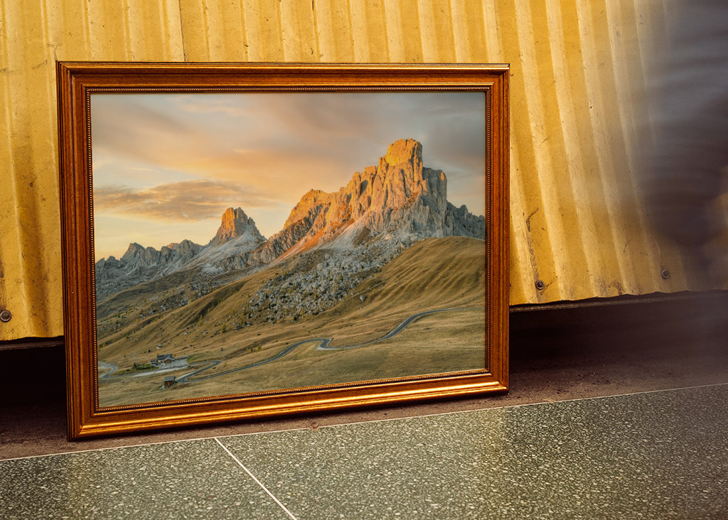 Alpenglühen am Giaun sola