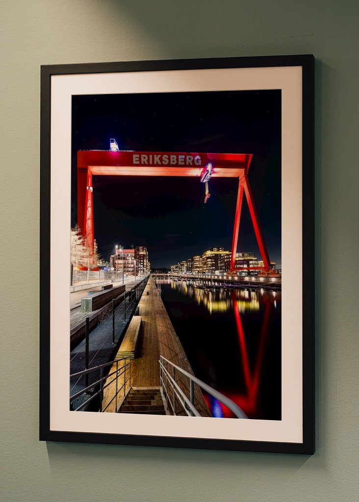 Escaleras de grúa pórtico de Eriksberg.