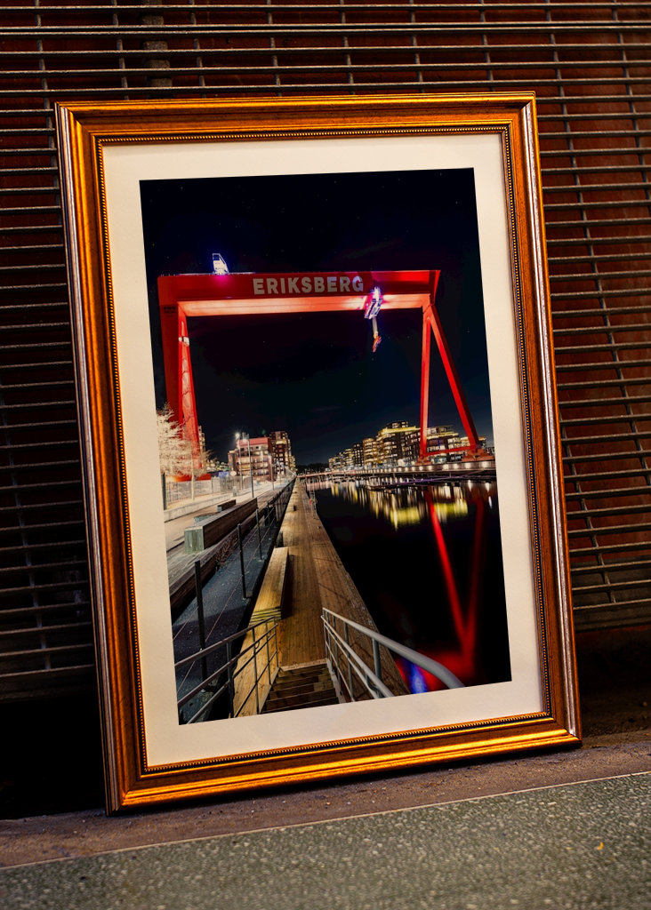 Escaleras de grúa pórtico de Eriksberg.