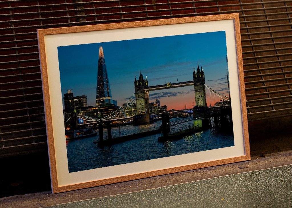 Shard- og Tower Bridge 