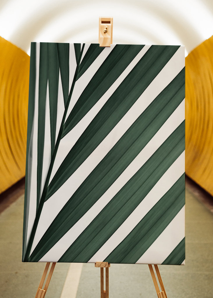 Grafický palmový list 3