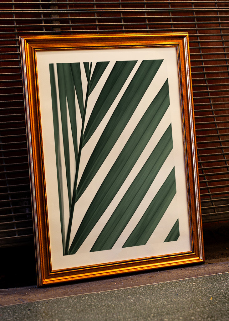 Grafický palmový list 3