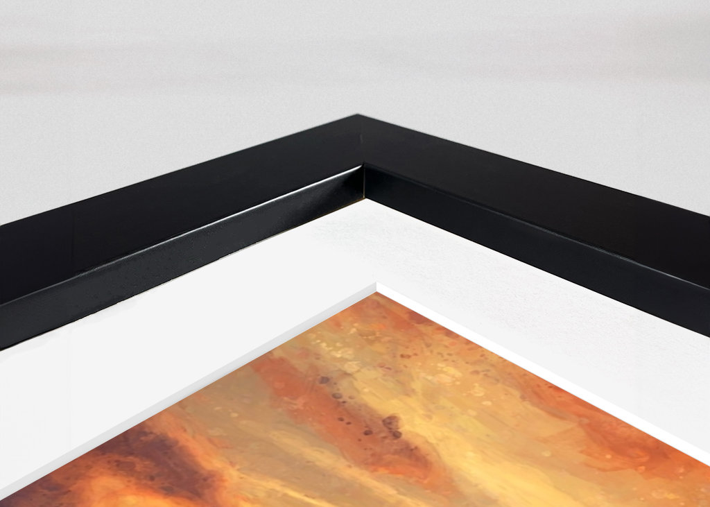 Západ slunce nad rovinatou krajinou