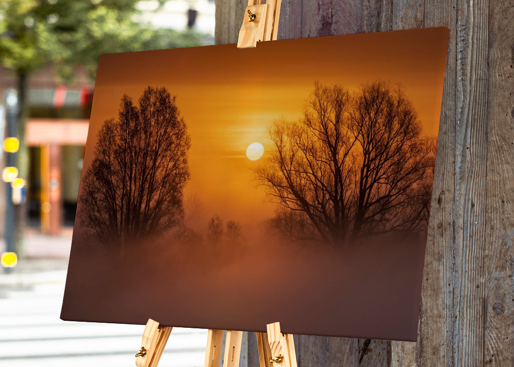 Sonnenaufgang im Nebel