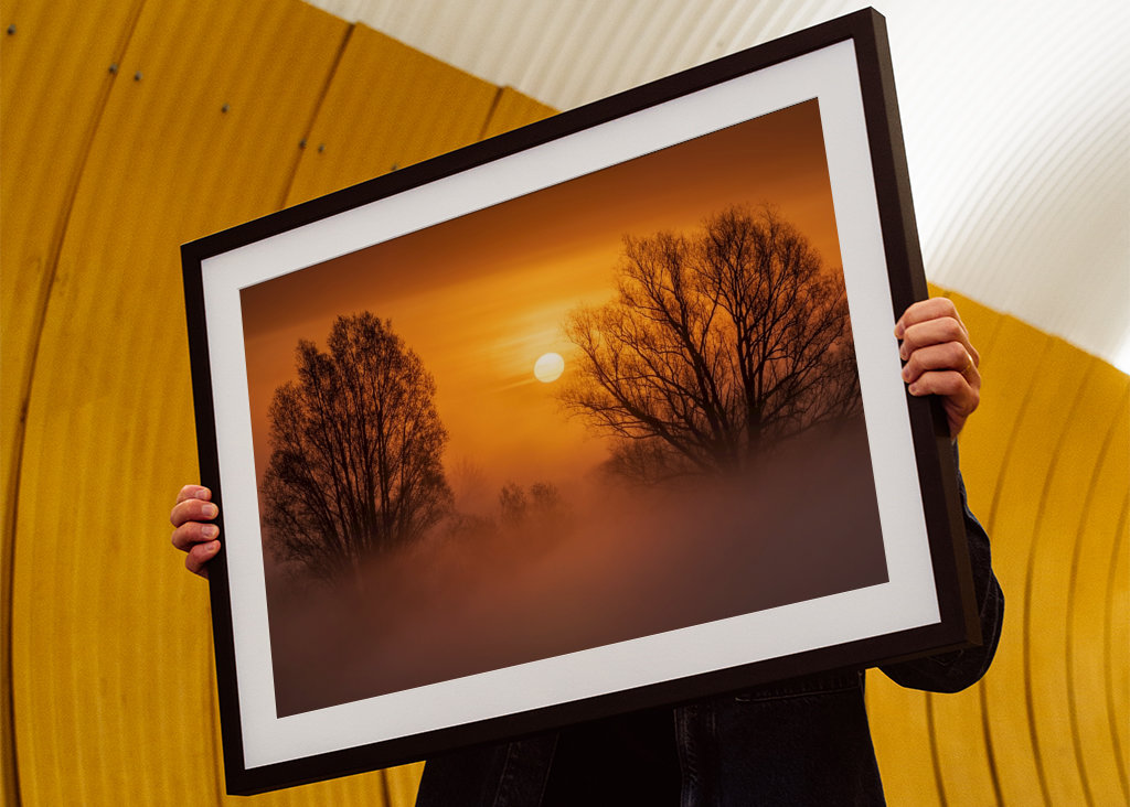 Sonnenaufgang im Nebel