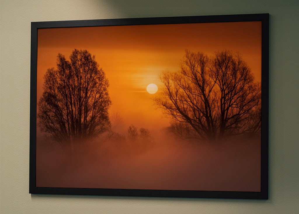 Sonnenaufgang im Nebel