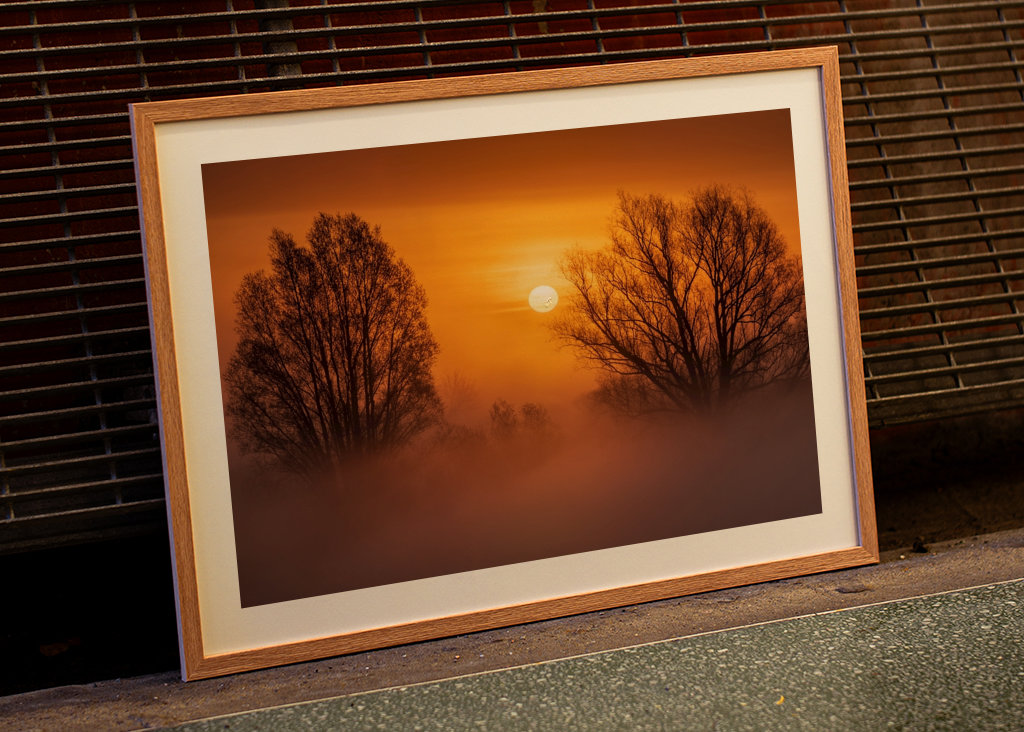 Sonnenaufgang im Nebel