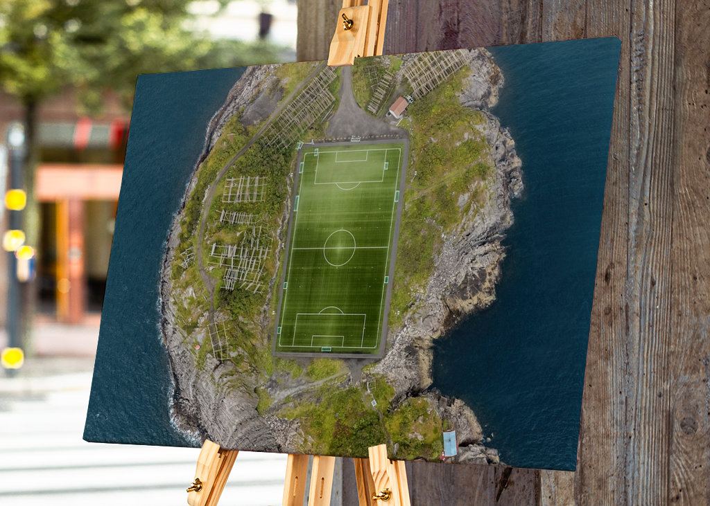 Henningsvaer Fußballplatz