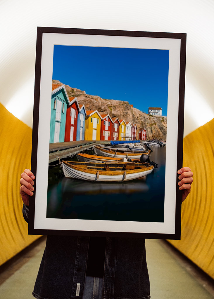 Angle de carte postale de Smögen