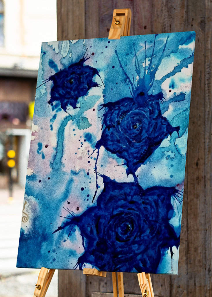 BLAUE ROSEN DER LIEBE